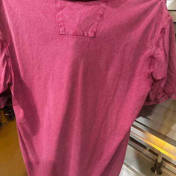 Men’s Johnston & Murphy Vintage Red Polo. Size Medium - Picture 6 of 12